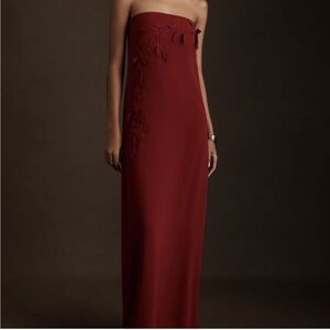 Sachin & Babi Margaux Strapless Taffeta Embellished Column Gown New With Tag 16